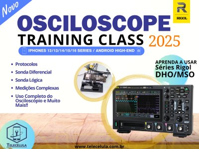 TREINAMENTO EAD DSO II RIGOL MSO 5000 & DHO 800/900, DO BSICO AO AVANADO SMARTPHONES, CERTIFICADO